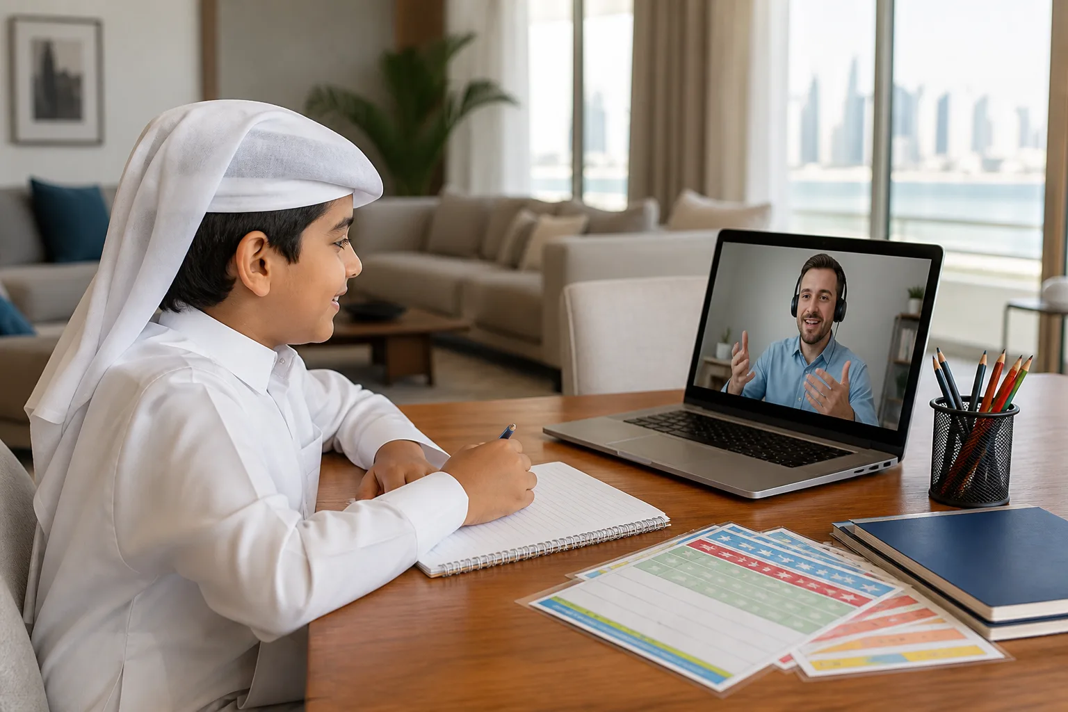 How to Choose a Structured Online English Program for Children in Qatar